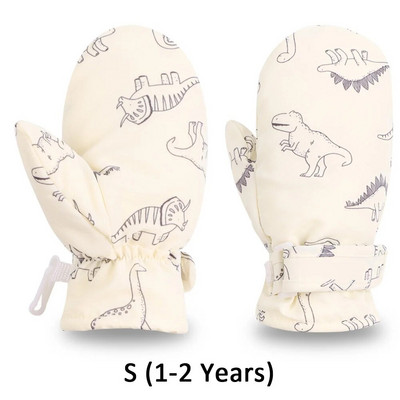 Χειμερινά γάντια νηπίων για μωρά αγόρια για κορίτσια Χέρια ζεστό φλις επένδυση γάντια χιονιού γάντια για αγόρια χοντρά γάντια για 1-5 ετών