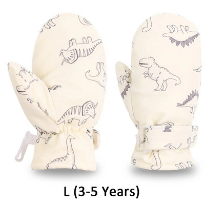 Χειμερινά γάντια νηπίων για μωρά αγόρια για κορίτσια Χέρια ζεστό φλις επένδυση γάντια χιονιού γάντια για αγόρια χοντρά γάντια για 1-5 ετών