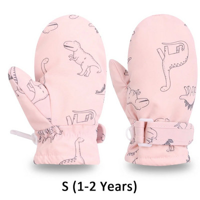 Χειμερινά γάντια νηπίων για μωρά αγόρια για κορίτσια Χέρια ζεστό φλις επένδυση γάντια χιονιού γάντια για αγόρια χοντρά γάντια για 1-5 ετών