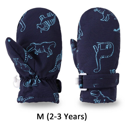 Χειμερινά γάντια νηπίων για μωρά αγόρια για κορίτσια Χέρια ζεστό φλις επένδυση γάντια χιονιού γάντια για αγόρια χοντρά γάντια για 1-5 ετών