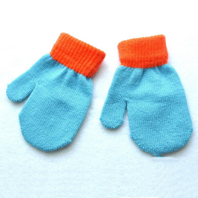 Βρεφικά γάντια Παιδικά για 1-4Y Χειμώνα ζεστό συνονθύλευμα πλεκτά γάντια νηπιαγωγείου Φοιτητικά γάντια πλήρους δακτύλου Πλεκτομηχανές Παιδικά γάντια