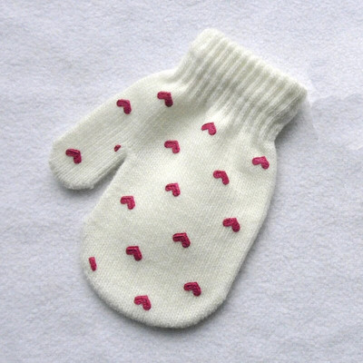 Βρεφικά γάντια Παιδικά για 1-4Y Χειμώνα ζεστό συνονθύλευμα πλεκτά γάντια νηπιαγωγείου Φοιτητικά γάντια πλήρους δακτύλου Πλεκτομηχανές Παιδικά γάντια