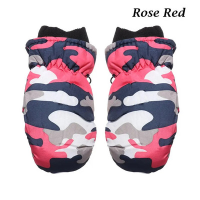 Mănuși pentru bebeluși pentru copii, iarnă, caldă, groasă, rezistentă la vânt, cu iepure de desene animate, mănuși cu degetul complet pentru copii, copii mici, băieți, fete, 0-5 ani