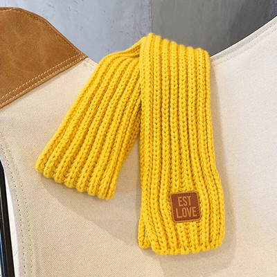 2022. aasta talvine laste värvid pehme kudumine villane termosall poistele tüdrukutele armas õuesoojem sall lastele tahke märgistatud sall