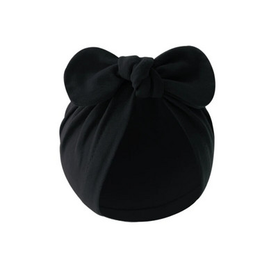 Turban Bebeluși Fete Băieți Pălărie drăguț cu nod de flori, urechi de iepuraș, pălărie din bumbac, șepci pentru nou-născut, pentru copii mici, accesorii de păr pentru sugari
