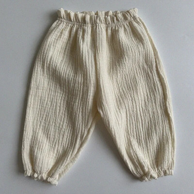 Pantaloni noi de vară pentru bebeluși 2023 pentru copii coreeni de primăvară, bumbac organic, ursuleț tigru, cu imprimeu floral, pantaloni lanternă pentru băieți și fete