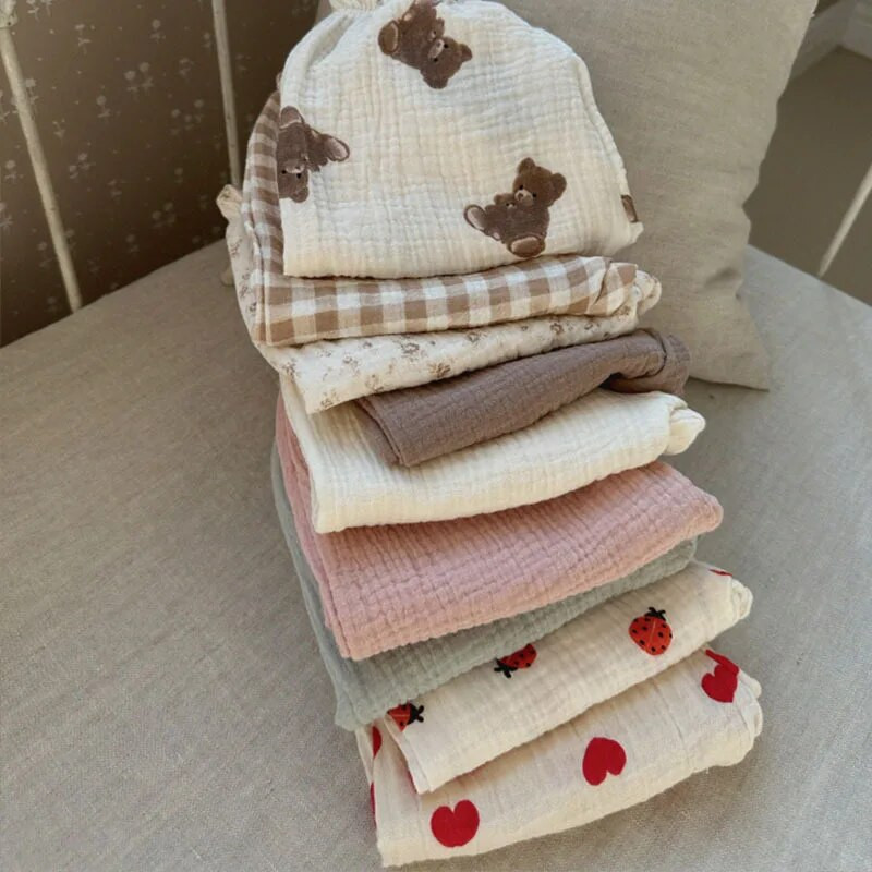 Suvised uued beebipüksid 2023 Korea laste kevadised orgaanilisest puuvillast lahtised tiigerkaru lillemustriga püksid poiste ja tüdrukute laternapüksid