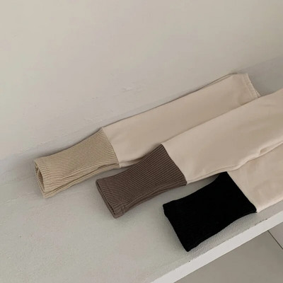 2023-as új csecsemő patchwork leggings pamut baba hosszúnadrág kisgyermek lány leggings baba ruházat őszi gyerek nadrág