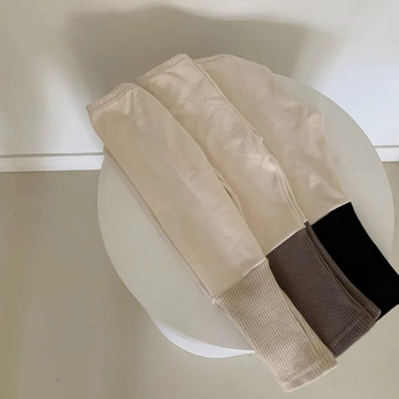 2023-as új csecsemő patchwork leggings pamut baba hosszúnadrág kisgyermek lány leggings baba ruházat őszi gyerek nadrág