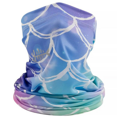 Bassdash Copii UPF50+ Protecție UV Gât pentru gât Pescuit Ciclism Drumeții Multi eșarfă Protecție solară pentru 3-13 ani Băieți Fete