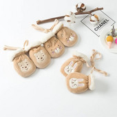 Lapsed Kindad Talve Baby Täissõrmega labakindad Paksemad Imikute Haaramisvastased Kindad Fliisist Väikelaste Käesoojendaja Labakindad Multifilm 0-3Y