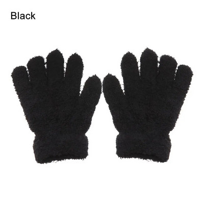 Χειμερινά πλεκτά Παιδικά γάντια Full Finger Boy Girl Γάντι Ζεστά χοντρά Παιδικά Γάντια Βρεφικά Γάντια Candy Color Βαμβακερά γάντια