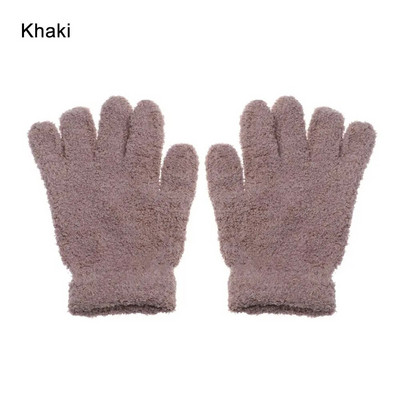 Χειμερινά πλεκτά Παιδικά γάντια Full Finger Boy Girl Γάντι Ζεστά χοντρά Παιδικά Γάντια Βρεφικά Γάντια Candy Color Βαμβακερά γάντια
