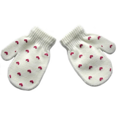 Γάντια μωρού κινουμένων σχεδίων Fox, χειμωνιάτικα ζεστά παιδικά γάντια για κοριτσάκι Πλεκτά Παιδιά Μικρό παιδί που βγάζει δόντια με γάντια