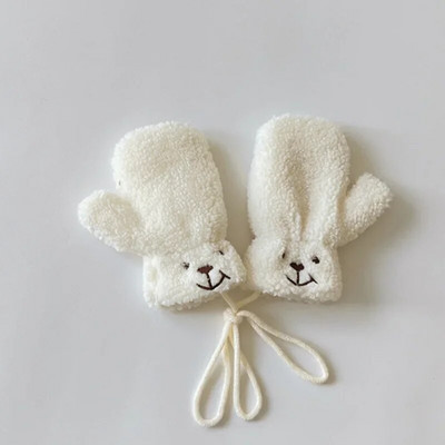 Mănuși pentru copii de 1-4 ani Mănuși pentru copii Mănuși cu șalter Toamnă și iarnă Mănuși calde de desene animate drăguțe din lână corali mănuși de desene animate