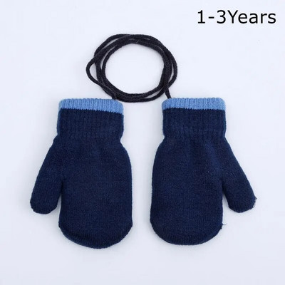 6-10 ετών Νέα μόδα Παιδικά χοντρά πλεκτά γάντια ζεστά χειμωνιάτικα γάντια Παιδικά τεντωμένα γάντια αγόρι κορίτσι βρεφικά αξεσουάρ