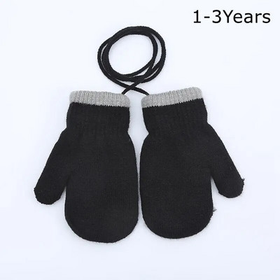 6-10 ετών Νέα μόδα Παιδικά χοντρά πλεκτά γάντια ζεστά χειμωνιάτικα γάντια Παιδικά τεντωμένα γάντια αγόρι κορίτσι βρεφικά αξεσουάρ