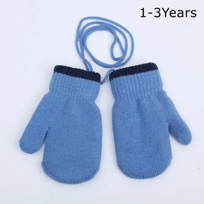 6-10 ετών Νέα μόδα Παιδικά χοντρά πλεκτά γάντια ζεστά χειμωνιάτικα γάντια Παιδικά τεντωμένα γάντια αγόρι κορίτσι βρεφικά αξεσουάρ