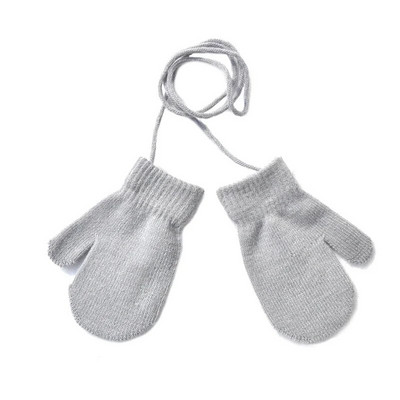Νέα ζεστά βρεφικά γάντια χειμωνιάτικα γάντια Παιδικά γάντια για παιδιά 1-3 ετών με κρεμαστό λαιμό Ζεστά γάντια για νεογέννητα αξεσουάρ για μωρά