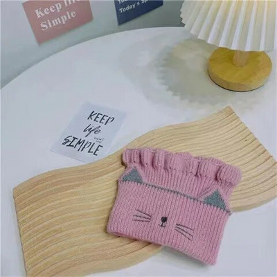 Multikas beebi kootud võltskraega sall lastele kilpkaelusega vale kaelarihm eemaldatav sallid sügistalv lastele elastne rinnatükk