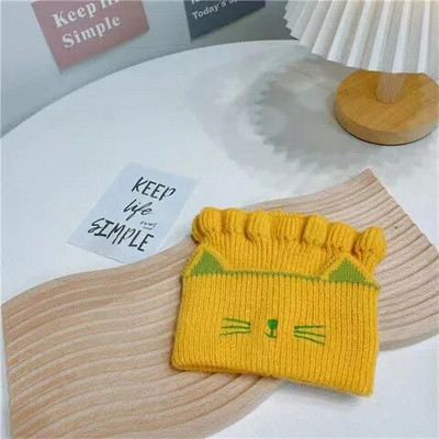 Multikas beebi kootud võltskraega sall lastele kilpkaelusega vale kaelarihm eemaldatav sallid sügistalv lastele elastne rinnatükk