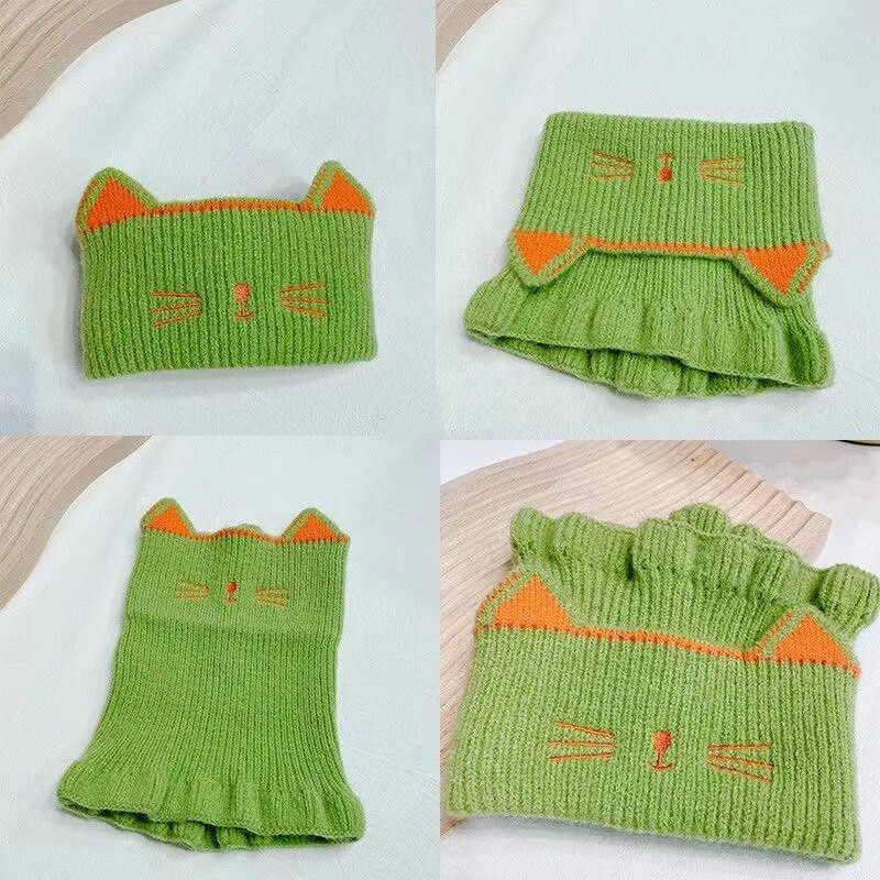 Multikas beebi kootud võltskraega sall lastele kilpkaelusega vale kaelarihm eemaldatav sallid sügistalv lastele elastne rinnatükk