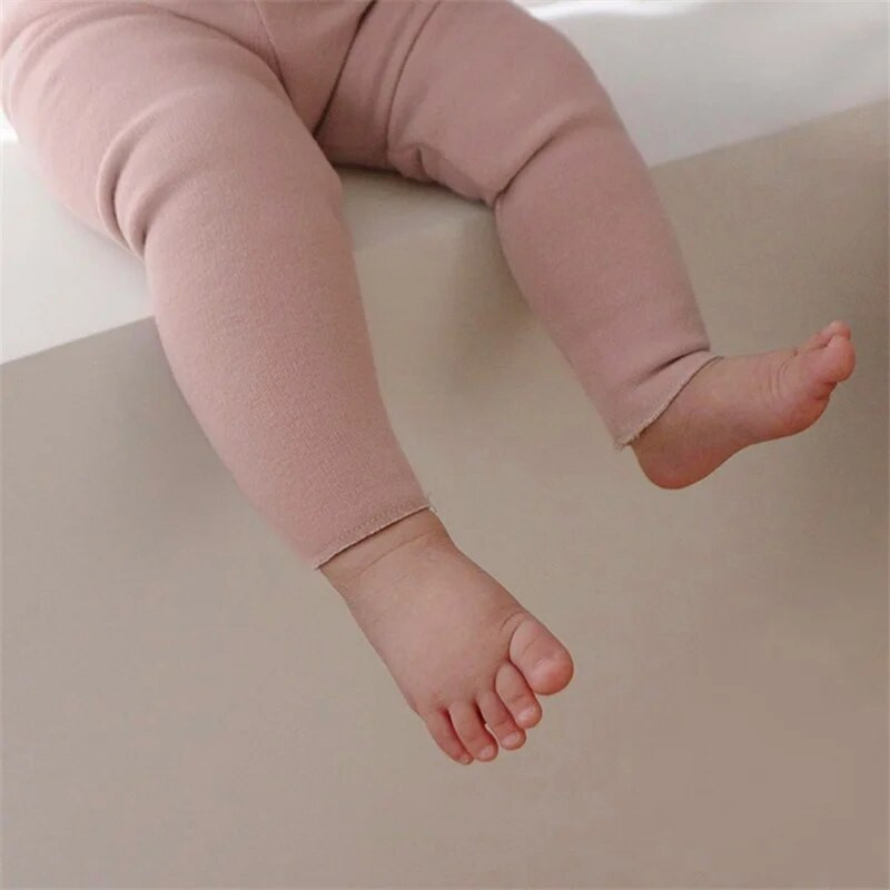 Módne ležérne hrubé nohavice pre deti, jednofarebné legíny pre dievčatá, chlapčenské oblečenie, detské jesenné a zimné nohavice, tepláky