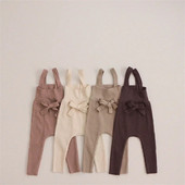 Νεογέννητο μωρό κολάν Παντελόνι μασίφ ελαστικό κορεάτικο με ραβδώσεις Ρούχα για αγόρι κορίτσι Χαριτωμένο ανοιξιάτικο φθινοπωρινό κορμάκι Μικρό παντελόνι συνολικά