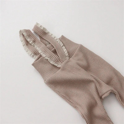 Νεογέννητο μωρό κολάν Παντελόνι μασίφ ελαστικό κορεάτικο με ραβδώσεις Ρούχα για αγόρι κορίτσι Χαριτωμένο ανοιξιάτικο φθινοπωρινό κορμάκι Μικρό παντελόνι συνολικά