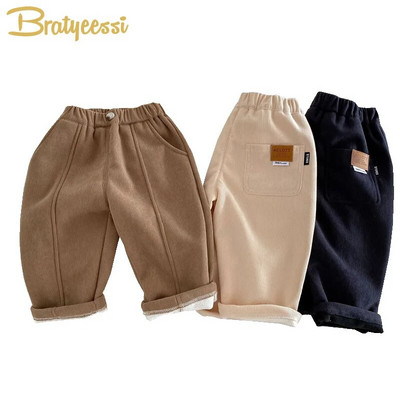 Pantaloni din velur pentru bebeluși, iarnă, toamnă, pantaloni pentru copii pentru fete, băieți, pantaloni coreeani pentru sugari, pantaloni casual, îmbrăcăminte pentru copii