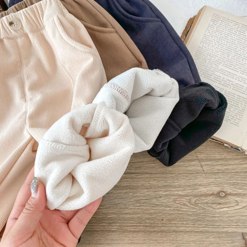 Κοτλέ βρεφικό παντελόνι Χειμερινό φθινόπωρο Παιδικό παντελόνι για κορίτσια Ρούχα για αγόρια Κορεάτικα βρεφικά παντελόνια καθημερινά παιδικά ρούχα