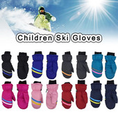 Noua Iarna Copii Copii Iarna Zapada Manusi calde Baiat Fete Ski Snowboard Manusi rezistente la vant Impermeabil Ingroasa Mentine la cald Manusa