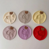 Rajzfilm medve baba sapka Aranyos kötött svájcisapka csecsemő fiú lánynak ősz tél koreai egyszínű kisgyermek gyerekeknek meleg festő sapka