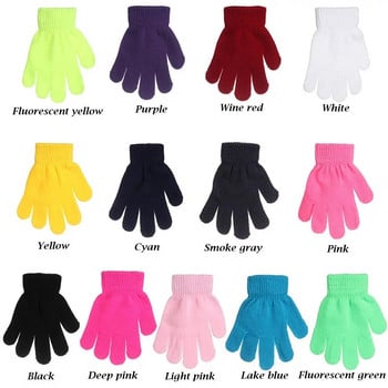 HOT Children Magic Glove Girl Boy Kid Stretchy Knitted Winter Warm Full Finger Gloves Παιδικά Ειδικά Γάντια για καλλιτεχνικό πατινάζ