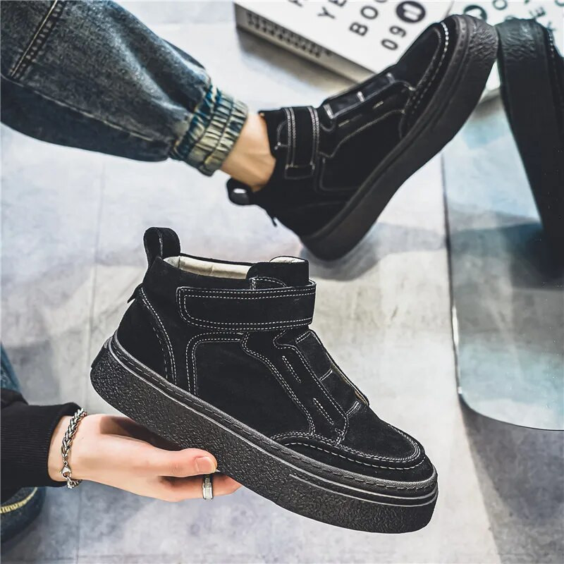 Tursked meeste saapad 2023 Meeste kingad Sügissed pandlaga poolsaapad Meeste soojad töösaapad libisemiskindlad mugavad vabaajajalatsid Botas