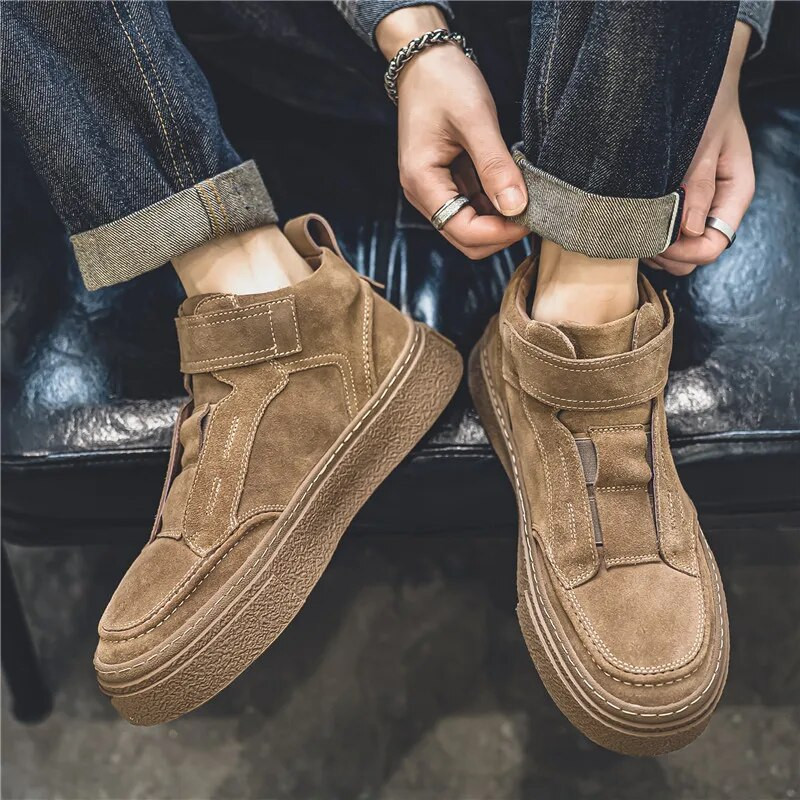 Tursked meeste saapad 2023 Meeste kingad Sügissed pandlaga poolsaapad Meeste soojad töösaapad libisemiskindlad mugavad vabaajajalatsid Botas