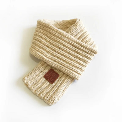 Laste sall Poiss Tüdruk Beebi Talvine Soe Sall Naised Koo Sall Lastele Villane Kaelarihm Soe Kootud Sallid Kaelasoojendaja