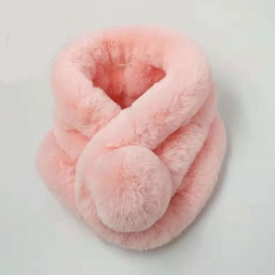 eșarfă de iarnă de lux blană artificială eșarfă caldă modă moale pluș îngroșare șal șal pentru adulți copii femei fete