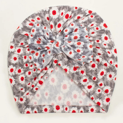 Drăguță bentiță florală pentru bebeluși Turban pentru nou-născut Beanie Caps BowKnot Copii Fete Crăciun pentru sugari Copii mici Copii pentru cap pentru fete Accesorii pentru păr