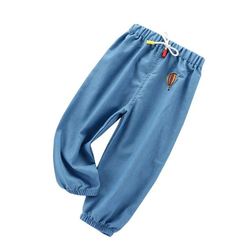 Newborn Baby Jeans Παντελόνι Κέντημα Λεπτό Ανοιξιάτικο Ελαστική Μέση Παιδικά Τζιν Αγόρια Παντελόνια Ρούχα Κινούμενα σχέδια Βρεφικά Ρούχα