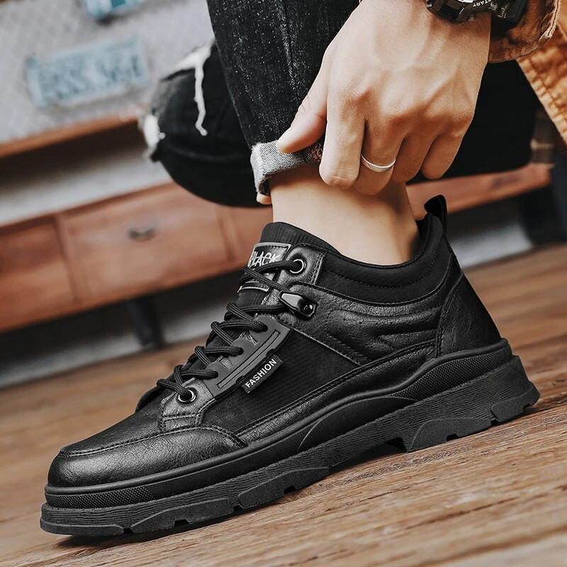 Britų stiliaus vyriški batai Nauji vyriški batai madingi nėriniuoti darbiniai batai lauke Patogūs neslystantys laisvalaikio sportbačiai Zapatillas