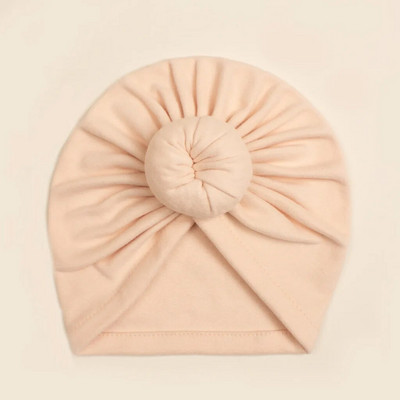 Drăguț Donut Beanie Accesorii pentru păr pentru fete Boneta nou-născuți pentru copii Nou-născut Solid Beanie Turban moale Pălărie pentru copii mici