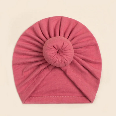Drăguț Donut Beanie Accesorii pentru păr pentru fete Boneta nou-născuți pentru copii Nou-născut Solid Beanie Turban moale Pălărie pentru copii mici