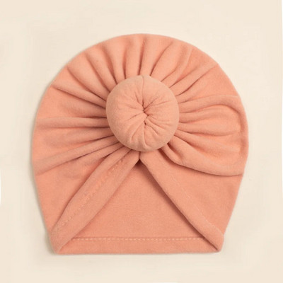 Drăguț Donut Beanie Accesorii pentru păr pentru fete Boneta nou-născuți pentru copii Nou-născut Solid Beanie Turban moale Pălărie pentru copii mici