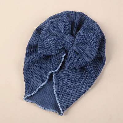 Κοριτσάκι με παπιγιόν τουρμπάνι φθινοπωρινό, βρεφικό καπέλο κοριτσίστικα πλεκτά, χαριτωμένα παιδικά καλύμματα κεφαλής Παιδικά καλύμματα κεφαλής Αξεσουάρ μαλλιών