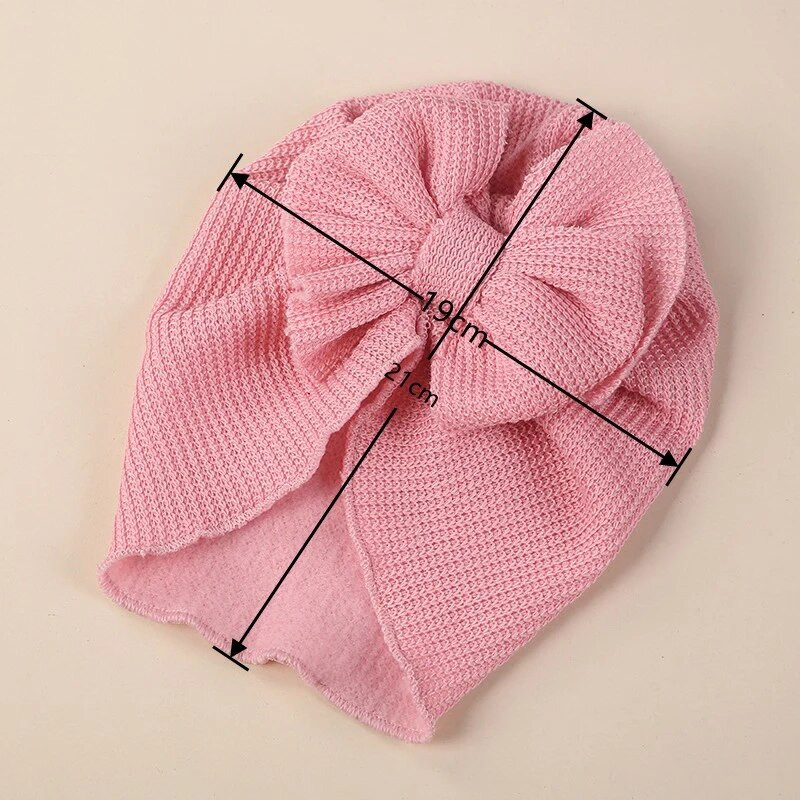 Κοριτσάκι με παπιγιόν τουρμπάνι φθινοπωρινό, βρεφικό καπέλο κοριτσίστικα πλεκτά, χαριτωμένα παιδικά καλύμματα κεφαλής Παιδικά καλύμματα κεφαλής Αξεσουάρ μαλλιών