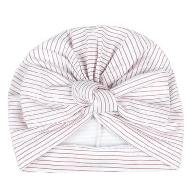 4 buc/lot șapci turban pentru bebeluș din bumbac, pălărie imprimată pentru sugari, pălărie pentru nou-născut, pălărie cu fundiță, căciuli calde pentru copii, fete