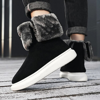 Καυτές εκπτώσεις Ανδρικές μπότες Μόδα μπότες χιονιού Ανδρικά χειμερινά παπούτσια Άνετα γούνινα γυναικεία μποτάκια αδιάβροχα χειμερινά παπούτσια Botas Hombre