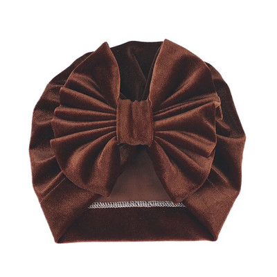 Toamnă Iarnă Turban pentru bebeluși Bentiță Fundițe drăguțe Pălărie pentru fete Pălărie pentru cap pentru copii mici Bonnet pentru copii din catifea moale șapcă pentru nou-născut