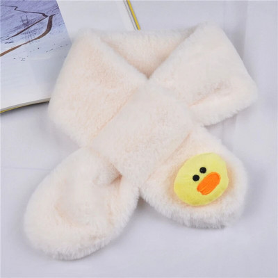 Cartoon Pinguin Fructe Fete Eșarfă Moale Pluș Îngroașă Călduț Iarnă Eșarfe Pentru Copii Fată Baiat Copii Haine